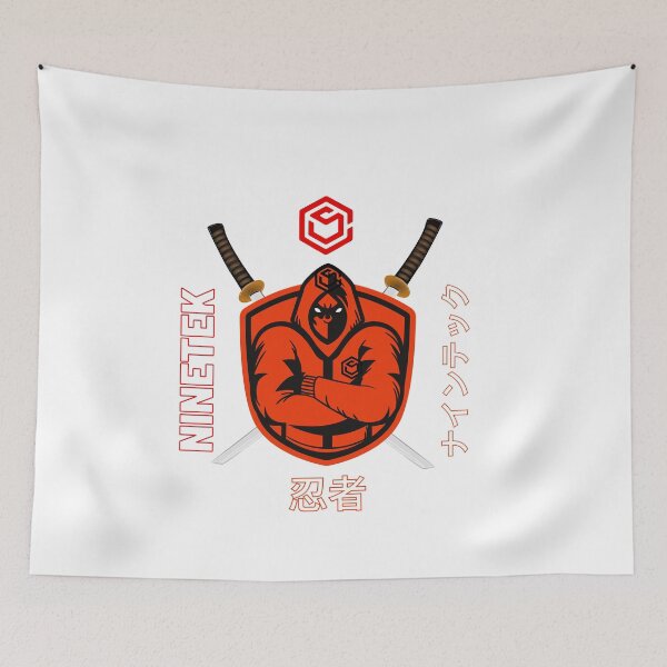 Item preview, New Brand NINETEK Logo design Ninja Red, Ninja Ninetek, Ninja Japan designed and sold by DIYArtprinting.
