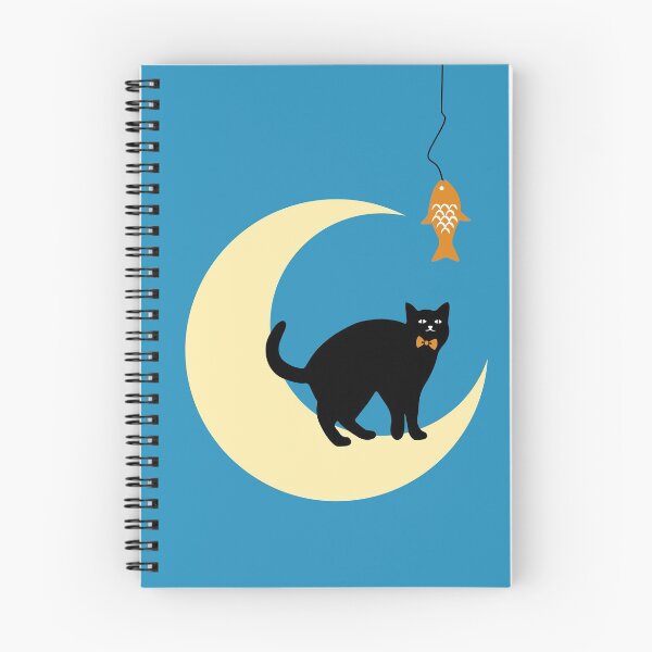 Item preview, Cat Moon & Fish Graphic designed and sold by STUDIO-72.