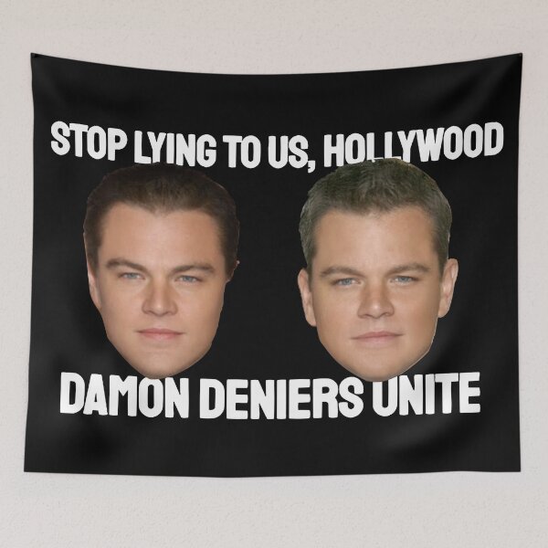 Item preview, MATT DAMON IS NOT REAL designed and sold by Krista-S.