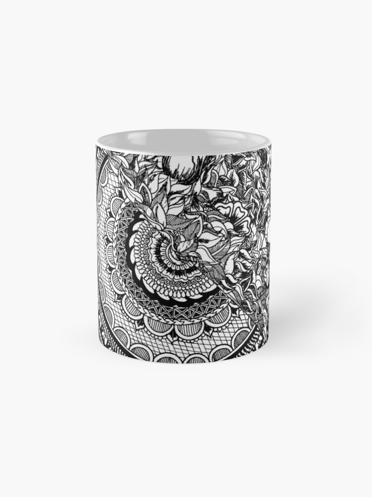 Alternate view of 50Floral Mandala by SimmyGhatt Mug