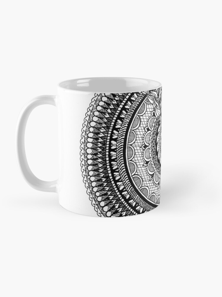 Alternate view of 50Floral Mandala by SimmyGhatt Mug