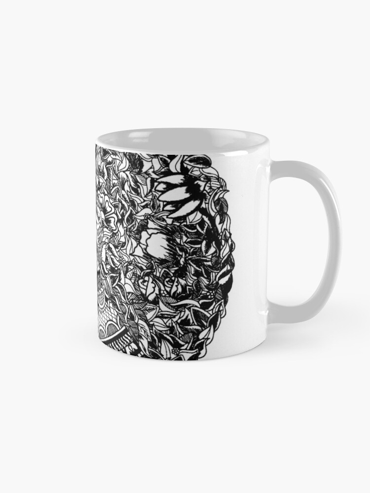 Alternate view of 50Floral Mandala by SimmyGhatt Mug
