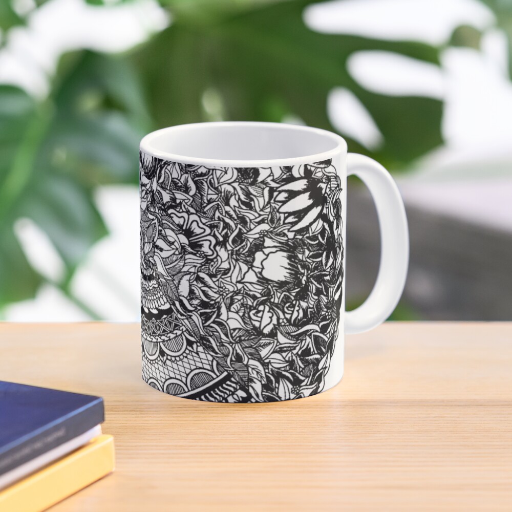 50Floral Mandala by SimmyGhatt Mug