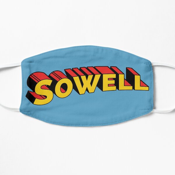 Superhero Thomas Sowell Flat Mask