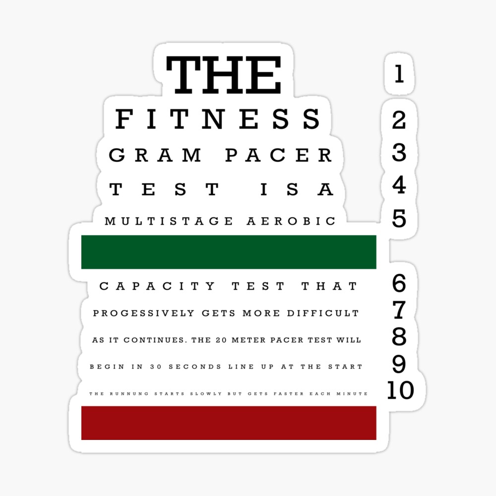 The Fitness Gram Pacer Test Photographic Print By Thomasgm3 Redbubble - fitnessgram pacer test full roblox id