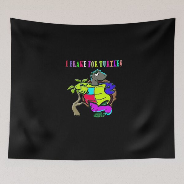Item preview, I Brake For Turtles - I Love Sea Turtles,  Into The Ocean! designed and sold by Viktor Kabbach.