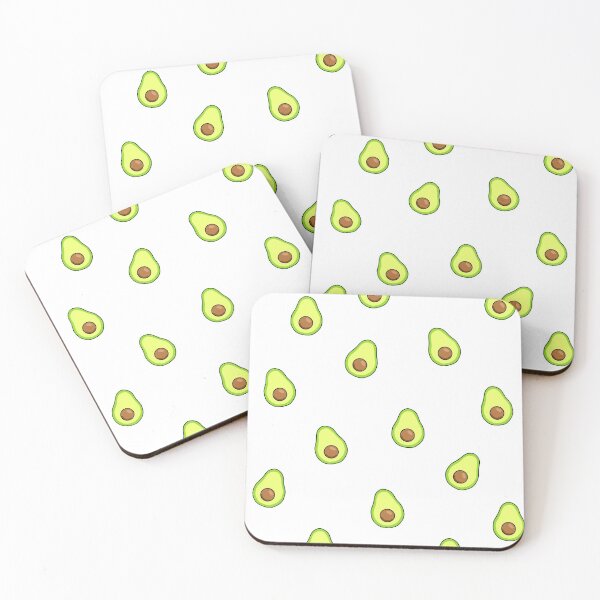 Item preview, Avocado cartoon pattern designed and sold by Amy-elise.