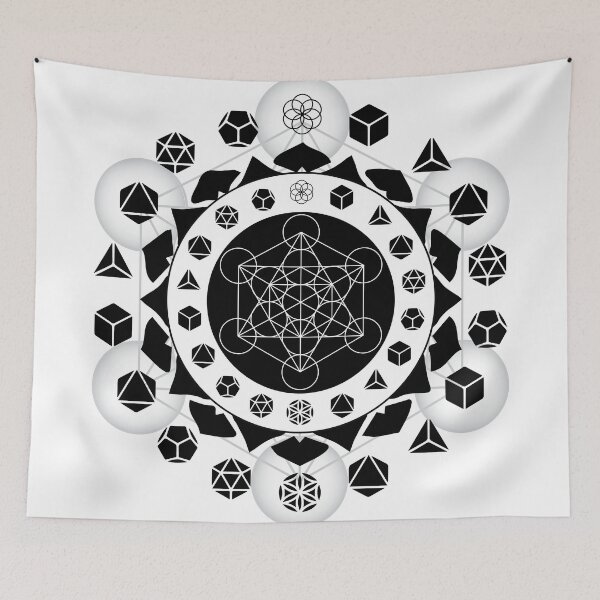 Item preview, Metatron's Cube and The Platonic Solids designed and sold by marcosty.