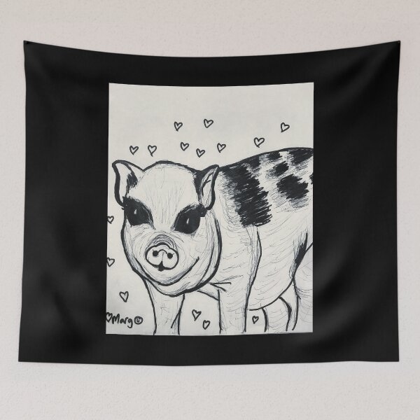 Item preview, Pretty Little Piggy designed and sold by MargoCamille.