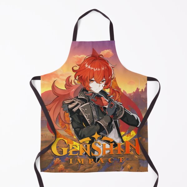 Item preview, Diluc Genshin Impact designed and sold by LokittyLevi.