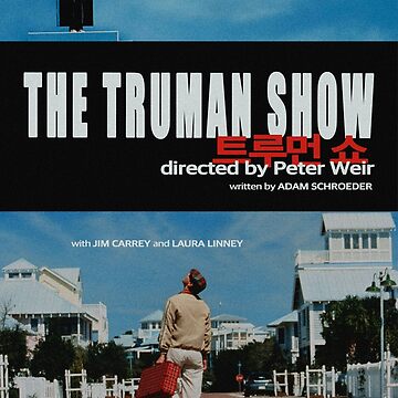 The Truman Show directed by Peter Weir 1998 with Jim Carrey - Original  designed Alternative Cult Movie art Poster for Sale by cinemadnesshirt