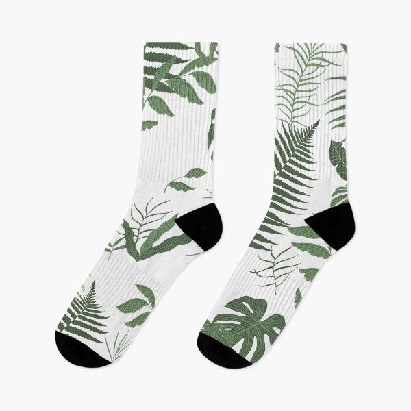 Item preview, Abstract Jungle Pattern with Tropical Pastel Green Colors Leaves.  designed and sold by digoarpi.