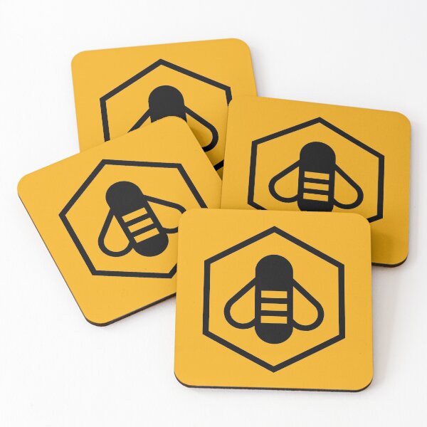 Item preview, Bee in honeycomb designed and sold by nikolae.