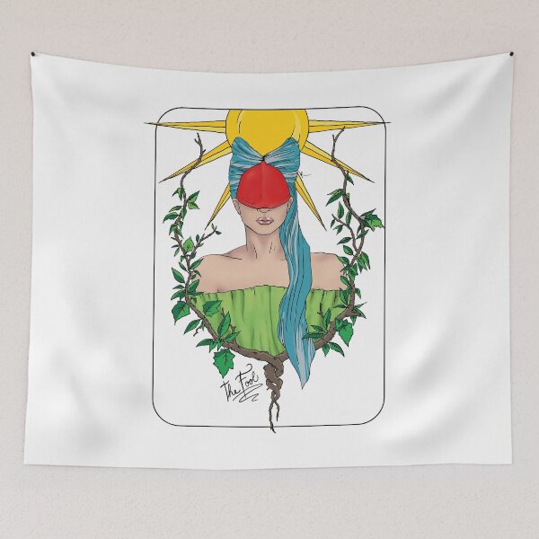 Item preview, The Fool (Tarot Card 0) designed and sold by designbyvk.