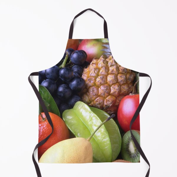 Item preview, Fruit collage, Kiwi, starfruit, peach, grapes, pear, apple, pineapple, orange, dragonfruit designed and sold by Nostrathomas66.