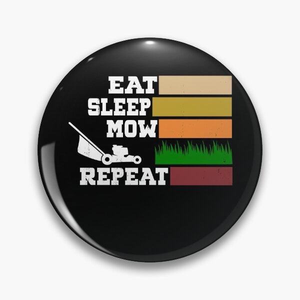 Artikelvorschau, Eat Sleep Mow Repeat Rasenmäher Landschaftsgärtner entworfen und verkauft von Ibu83.