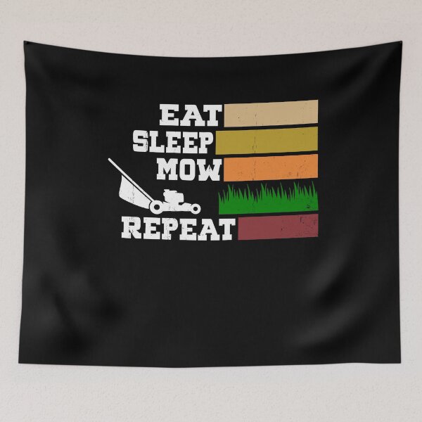 Item preview, Eat Sleep Mow Repeat Lawn Mower Landscaper designed and sold by Ibu83.