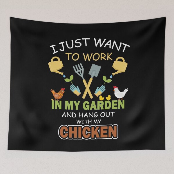 Item preview, Garden Gardener Chickens Chicken Farmer Plants designed and sold by Ibu83.