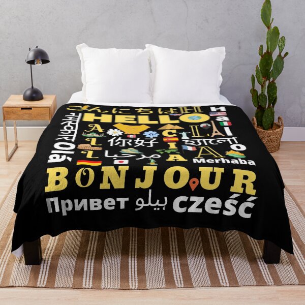 Item preview, Hello word in different languages designed and sold by HappinessWorld.