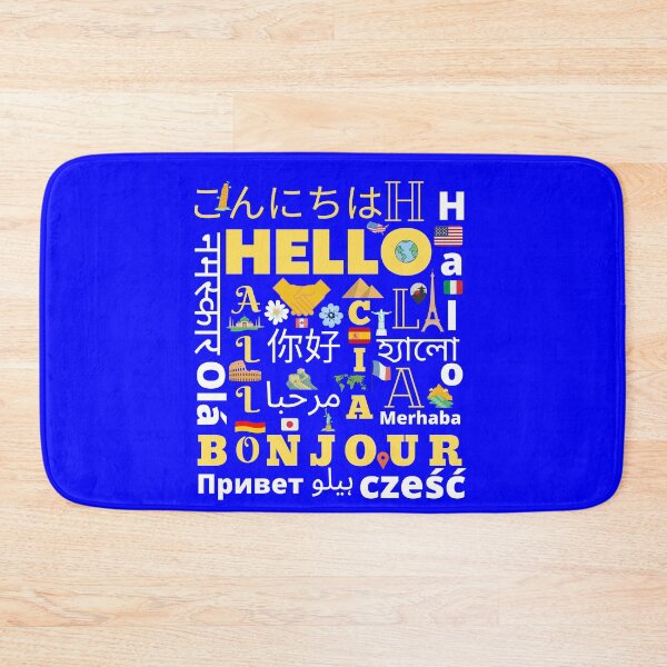Item preview, Hello word in different languages designed and sold by HappinessWorld.