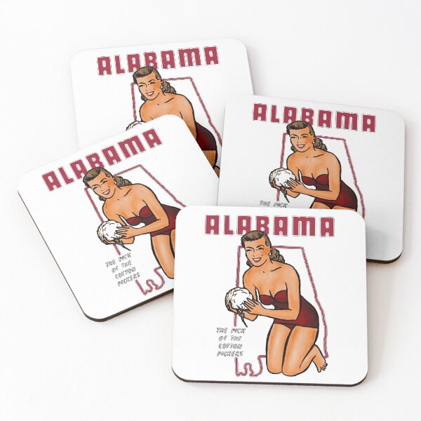 Item preview, Vintage Alabama Cotton Pinup Girl designed and sold by NationalVintage.