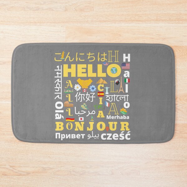 Item preview, Hello word in different languages designed and sold by HappinessWorld.