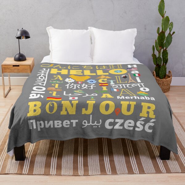 Item preview, Hello word in different languages designed and sold by HappinessWorld.