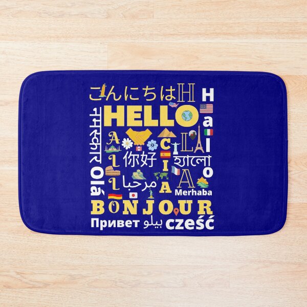 Item preview, Hello word in different languages designed and sold by HappinessWorld.