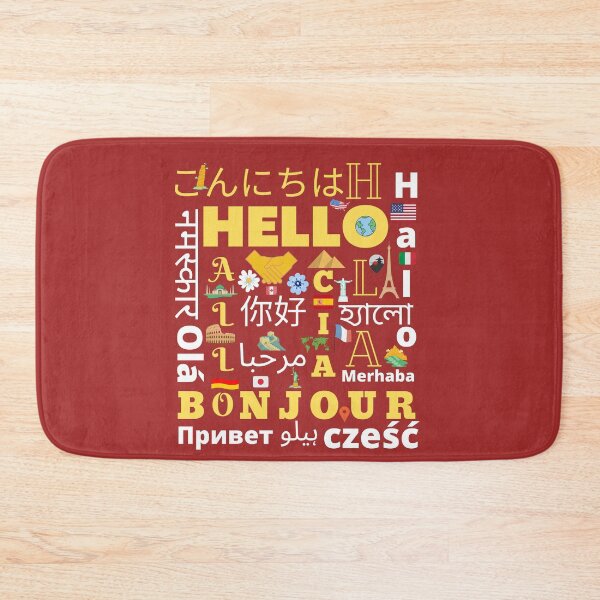 Item preview, Hello word in different languages designed and sold by HappinessWorld.