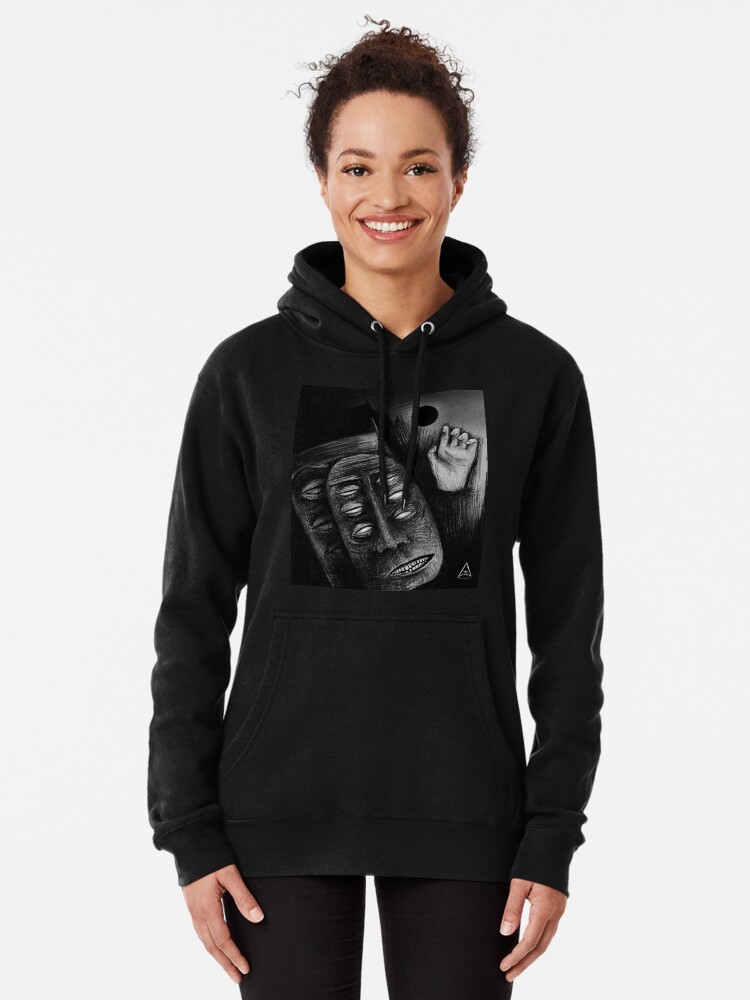 Thumbnail 2 of 5, Pullover Hoodie, Nero #1 designed and sold by anguanatatu.