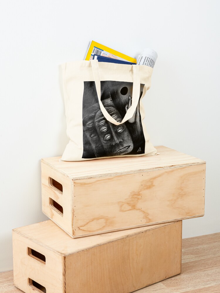 Thumbnail 4 of 5, Tote Bag, Nero #1 designed and sold by anguanatatu.