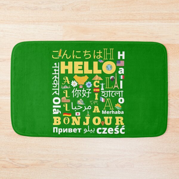 Item preview, Hello word in different languages designed and sold by HappinessWorld.