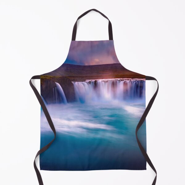 Item preview, Pure waterfall blue morning landscape photography designed and sold by August-E.