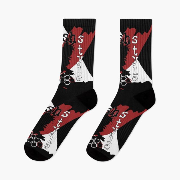 Item preview, Trash polka style black red white raven crow designed and sold by DarkDesign69.
