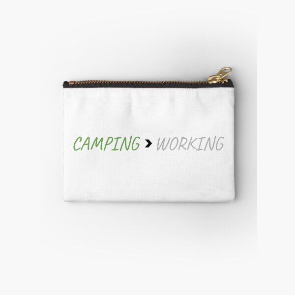 Item preview, Camping is better than working designed and sold by tfull26.