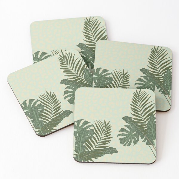 Item preview, Abstract Jungle Pattern with Tropical Pastel Green Colors Leaves. Awesome Gift for Nature Lover. designed and sold by digoarpi.