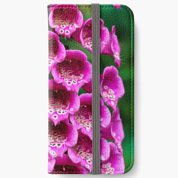 Foxglove Flower iPhone Wallet