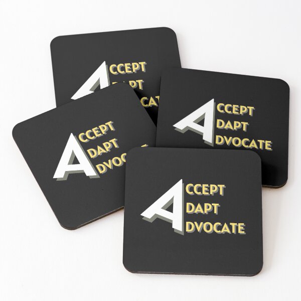 Item preview, Accept Adapt Advocate - Motivational designed and sold by Promedia.
