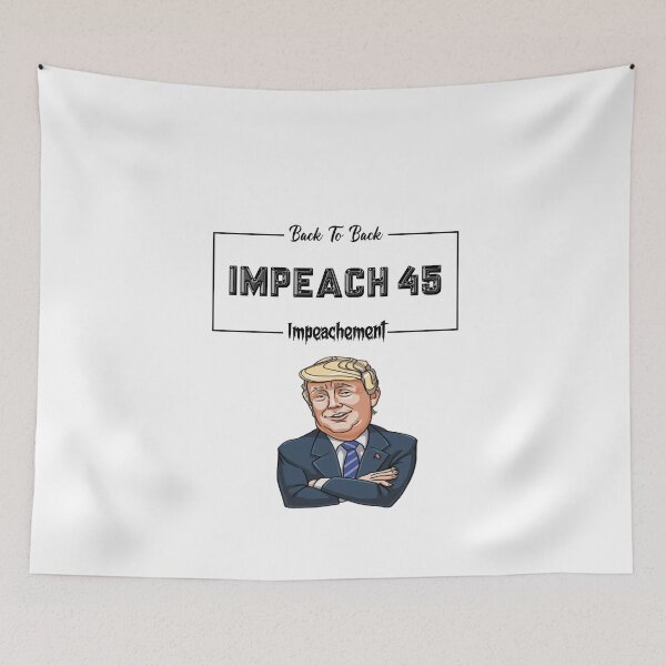 Item preview, back to back impeachment designed and sold by GalaxyStoreDZ.