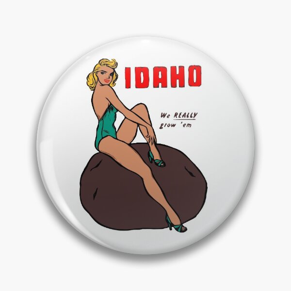 Item preview, Vintage Idaho Potato Pinup Girl designed and sold by NationalVintage.