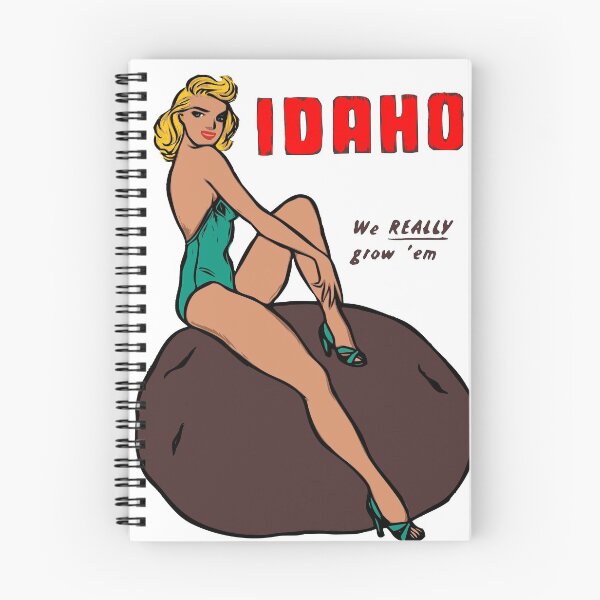 Item preview, Vintage Idaho Potato Pinup Girl designed and sold by NationalVintage.