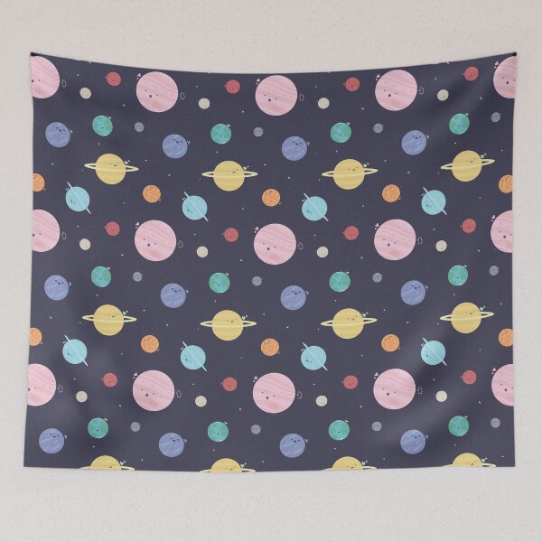 Item preview, Cute Planet Pattern designed and sold by Amy Humphries.