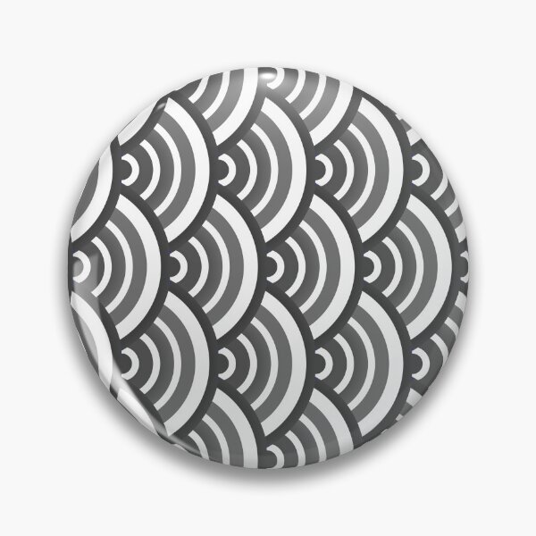Item preview, Gray Seigaiha designed and sold by Sybille-Yates.