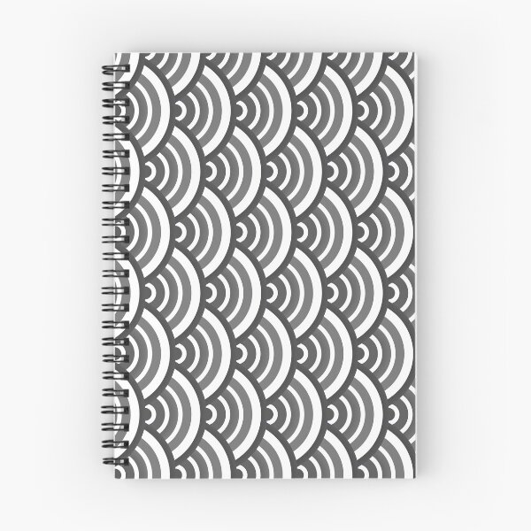 Item preview, Gray Seigaiha designed and sold by Sybille-Yates.