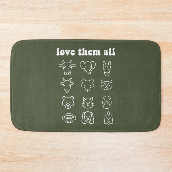 Item preview, love them all - minimalist heads (white text) designed and sold by quinnhopp.