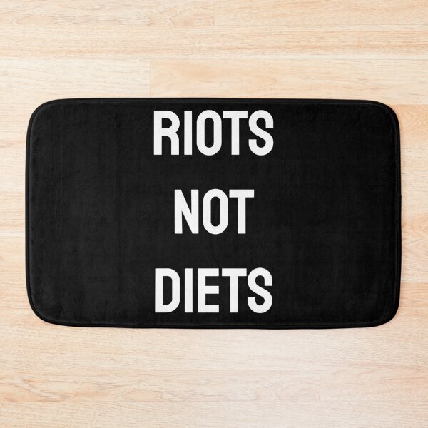 Item preview, RIOTS NOT DIETS feminist activist  - anti diet culture designed and sold by Inspirationmotivation.
