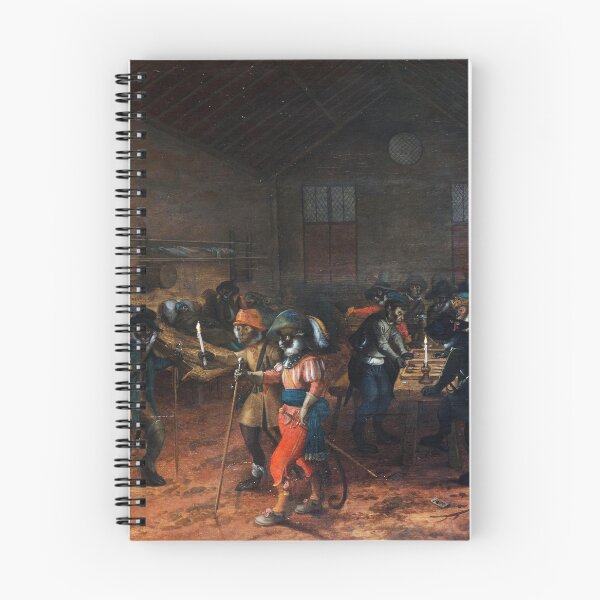 Item preview, Monkeys in Uniform in a Guardhouse Arresting a Cat  designed and sold by BulganLumini.