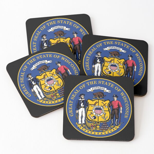 Item preview, The Great Seal Of State of Wisconsin designed and sold by romeobravado.