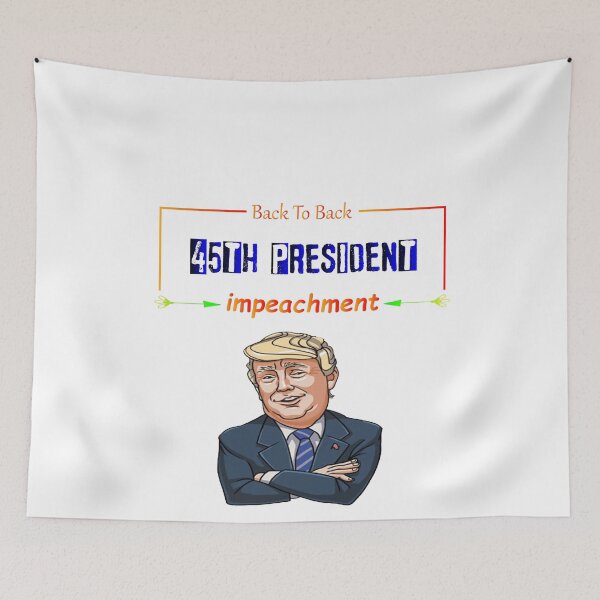 Item preview, back to back impeachment designed and sold by GalaxyStoreDZ.
