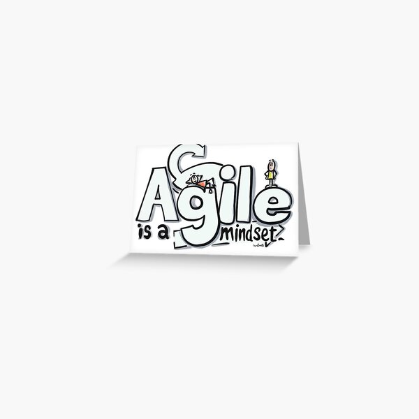 Agile is a Mindset Carte de vœux